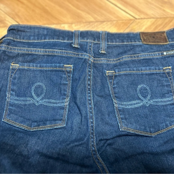 Lucky Brand deep blue Sofia boot style Jeans Size 10 - Picture 9 of 12